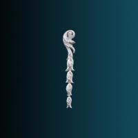 Декоративный орнамент Перфект G2335R 950х150х30 мм белый полиуретан