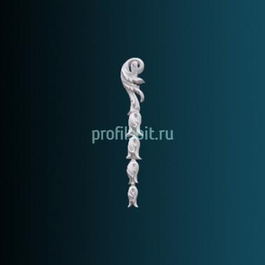 Декоративный орнамент Перфект G2335R 950х150х30 мм белый полиуретан