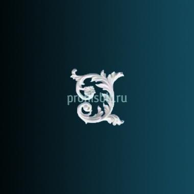 Декоративный орнамент Перфект G2339L 230х230х30 мм белый полиуретан