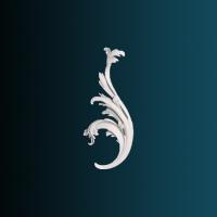 Декоративный орнамент Перфект G2360R 210х89х25 мм белый полиуретан