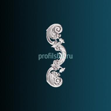 Декоративный орнамент Перфект G2361L 305х121х35 мм белый полиуретан