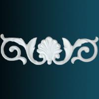 Декоративный орнамент Перфект G2369 88х278х12 мм белый полиуретан