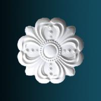 Декоративный орнамент Перфект G2381 390х390х35 мм белый полиуретан