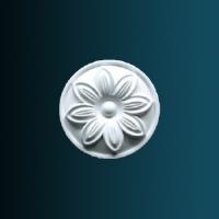 Декоративный орнамент Перфект G2385 129х129х20 мм белый полиуретан