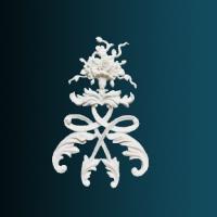 Декоративный орнамент Перфект G2407 336х218х25 мм белый полиуретан