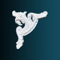 Декоративный орнамент Перфект G2416L 130х140х15 мм белый полиуретан