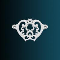 Декоративный орнамент Перфект K4044 230х400х16 мм белый полиуретан