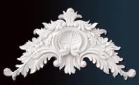 Декоративный орнамент Перфект P1012 155х295х37 мм белый полиуретан