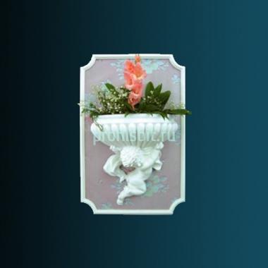 Декоративный светильник Перфект K5009 192х365х377 мм белый полиуретан