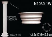 Капитель колонны Перфект N1030-1W 175х425х425 мм белый полиуретан