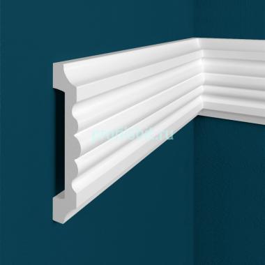 Молдинг Перфект Плюс P61 98х26 мм 2,2 м белый ударопрочный полимер
