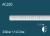 Молдинг с орнаментом Перфект AC220 32х11 мм 2,4 м белый полиуретан
