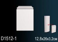 Обрамление дверей Перфект D1512-1 260х128 мм белый полиуретан