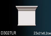 Обрамление дверей Перфект D3027R 210х230 мм белый полиуретан