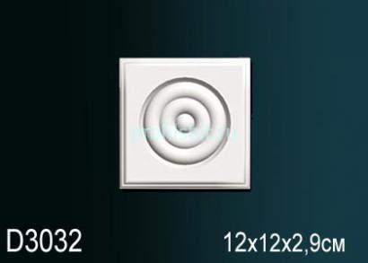 Обрамление дверей Перфект D3032 120х120 мм белый полиуретан