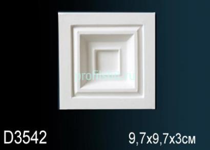 Обрамление дверей Перфект D3542 97х97 мм белый полиуретан