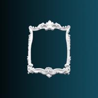 Обрамление зеркала Перфект K1013 1100х800х50 мм белый полиуретан