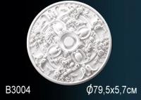 Потолочная розетка Перфект B3004 795 мм белый полиуретан