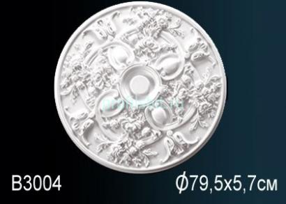 Потолочная розетка Перфект B3004 795 мм белый полиуретан