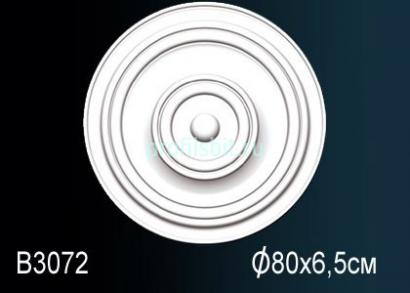 Потолочная розетка Перфект B3072 800 мм белый полиуретан