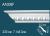 Гибкий потолочный плинтус с орнаментом Перфект AA008F 71х109х83 мм 2,3 м белый полиуретан