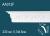 Гибкий потолочный плинтус с орнаментом Перфект AA012F 86х103х57 мм 2,3 м белый полиуретан