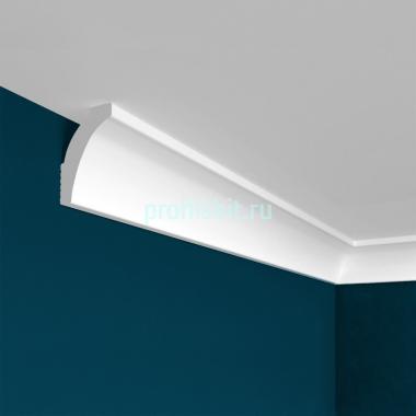 Потолочный плинтус Перфект Плюс P36 29 мм 2 м белый ударопрочный полимер