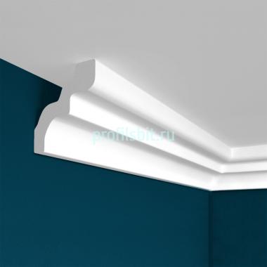 Потолочный плинтус Перфект Плюс P39 46 мм 2 м белый ударопрочный полимер