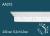 Потолочный плинтус с орнаментом Перфект AA015 143х155х62 мм 2,4 м белый полиуретан