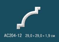 Угловой элемент с орнаментом Перфект AC204-12 290х290 мм белый полиуретан