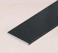 Алюминиевая полоса 20 мм антрацит муар 2 мм толщина полосы 3м