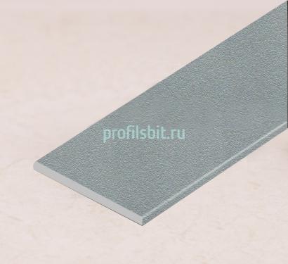 Алюминиевая полоса 20 мм серебристый муар 1,6 мм толщина полосы 2,5м