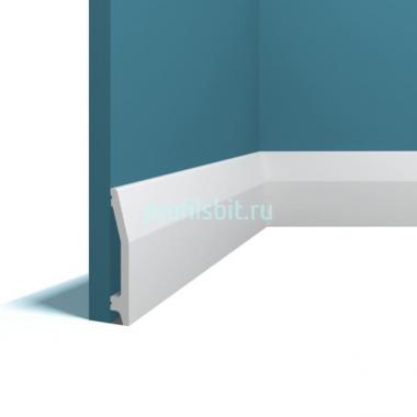 Напольный плинтус 14х90 мм Перфект Плюс P111 белый 2 м белый ударопрочный полимер