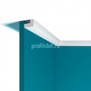 Потолочный плинтус 22х32 мм Перфект Плюс P65 2 м белый ударопрочный полимер