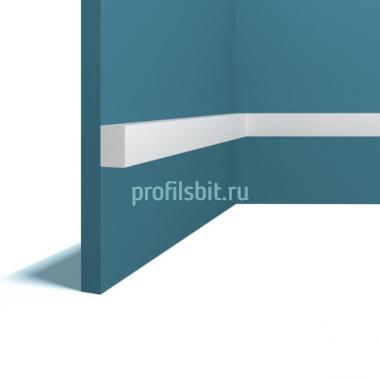 Молдинг 20х30 мм Перфект Плюс P71 белый ударопрочный полимер 2 м