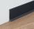 Алюминиевый плинтус для пола 80 мм Евротрим L-80 2156 черный 2,95 м