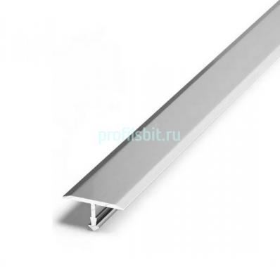 Т-профиль алюминиевый 10 мм Евротрим Т-10 7335.01 серебро 3 м