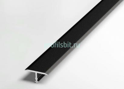 Т-профиль алюминиевый 14 мм Евротрим Т-14 7336.05 черный 3 м