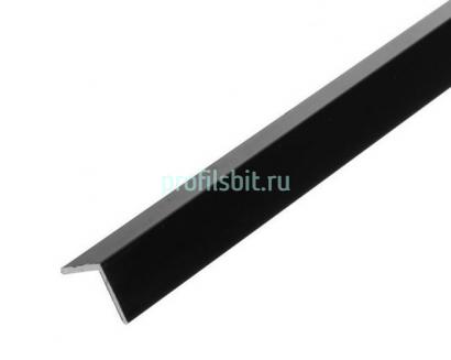 Уголок алюминиевый 15х15 мм Евротрим 0321.05 черный 3 м