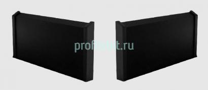 Заглушки ПВХ для плинтуса Евротрим F-70 комплект черный