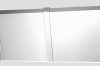 Соединитель ПВХ для плинтуса Евротрим F-70 серебро