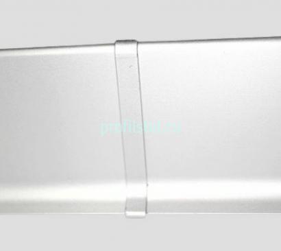 Алюминиевый соединитель для плинтуса Евротрим L-40 серебро