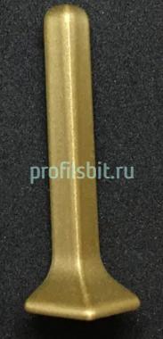 Алюминиевый уголок внешний для плинтуса Евротрим L-60 золото