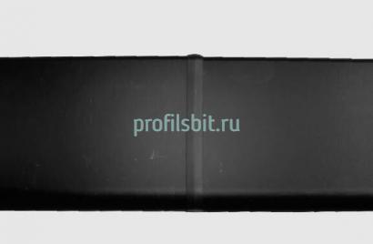 Соединитель ПВХ для плинтуса Евротрим L-60 черный