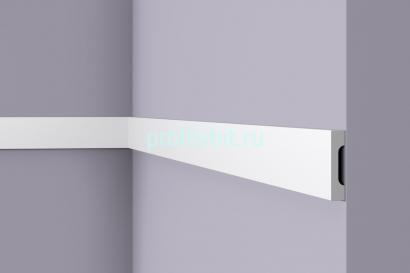 Напольный плинтус NMC Wallstyl FD10 белый 100х15 мм 200 см