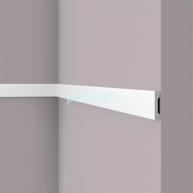 Декоративный молдинг NMC Wallstyl WD4 белый 58х12 мм 200 см