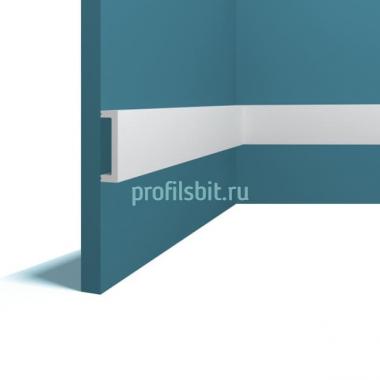 Молдинг Перфект Плюс P125-2800 белый ударопрочный полимер 52х14 2,8 м