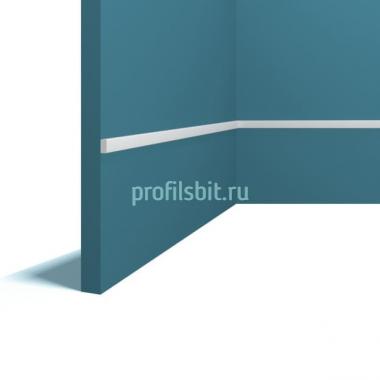 Молдинг Перфект Плюс P132-2800 белый ударопрочный полимер 10х5 2,8 м