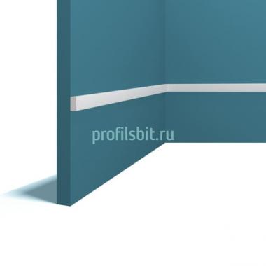 Молдинг Перфект Плюс P133-2800 белый ударопрочный полимер 14х7 2,8 м