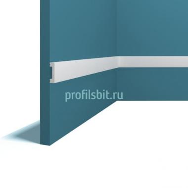 Молдинг Перфект Плюс P160 белый ударопрочный полимер 30х8 2 м